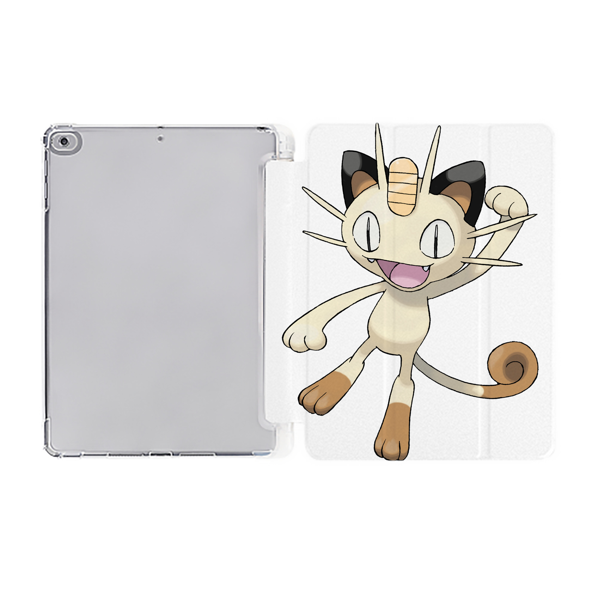（画像用） ポケットモンスター Pokémon IPad ケース ペン収納付き 三つ折りスタンド PUレザー×シリコン 対応機種9.5/10.5/10.9インチ